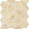 305384-09faf Мозаїка пресована Sunlight Stone Beige Hexagon 22x25,5 код 7070 Ceramika Paradyz