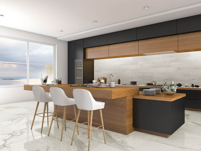 Плитка керамогранітна Calacatta Silver 60 LUX 600x600x11 Azteca
