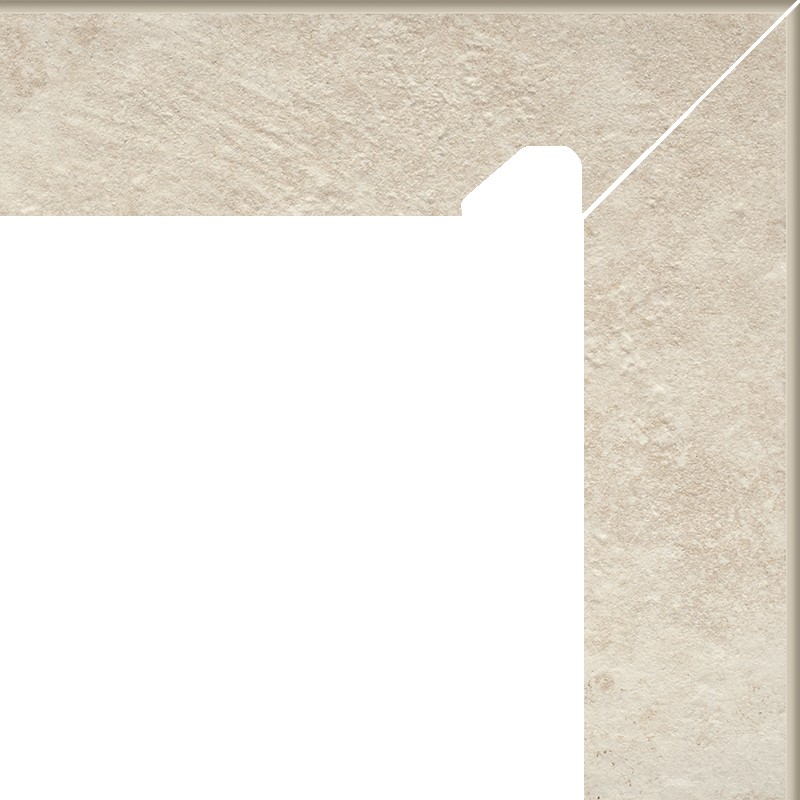 307804-028d3 Цоколь Scandiano Beige Правий 2 ел 8,1x30 код 5809 Ceramika Paradyz