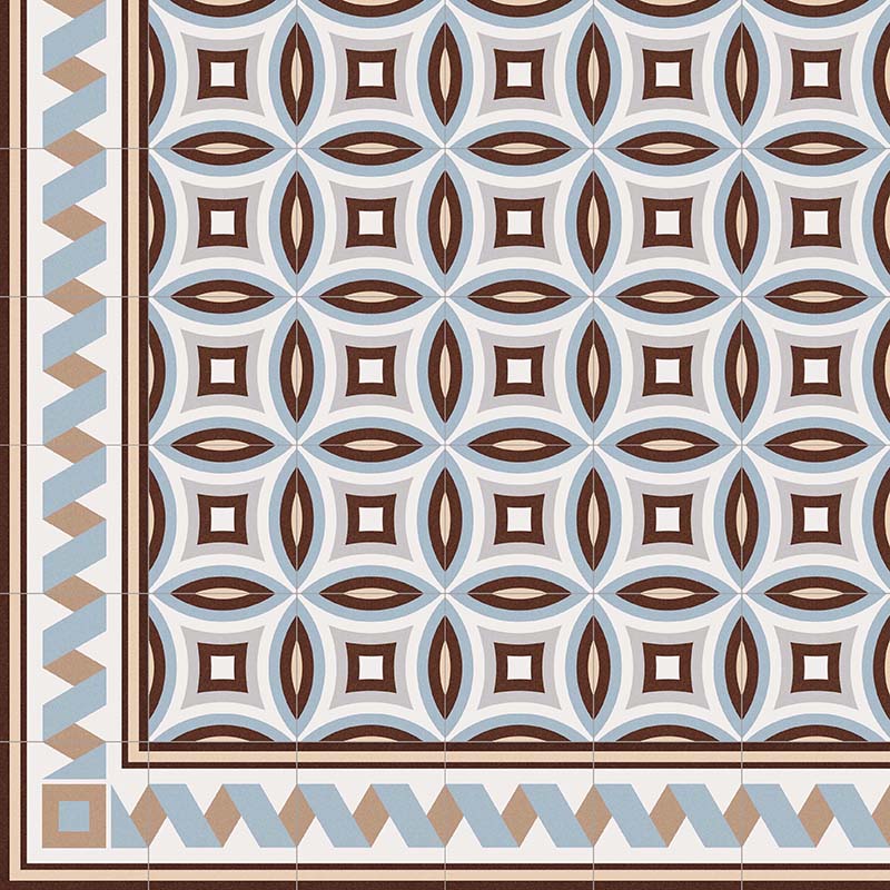Плитка керамогранітна 1900 Dorda Celeste 200x200x8 Vives
