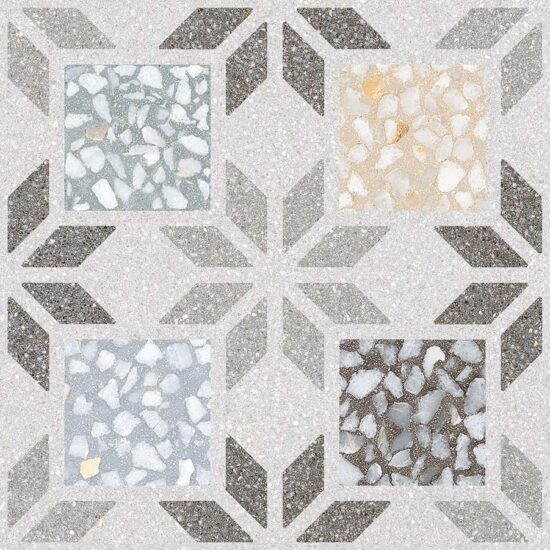 terrazos Плитка керамогранітна Farnese Apulia-R Multicolor RECT 293x293x8,2 Vives