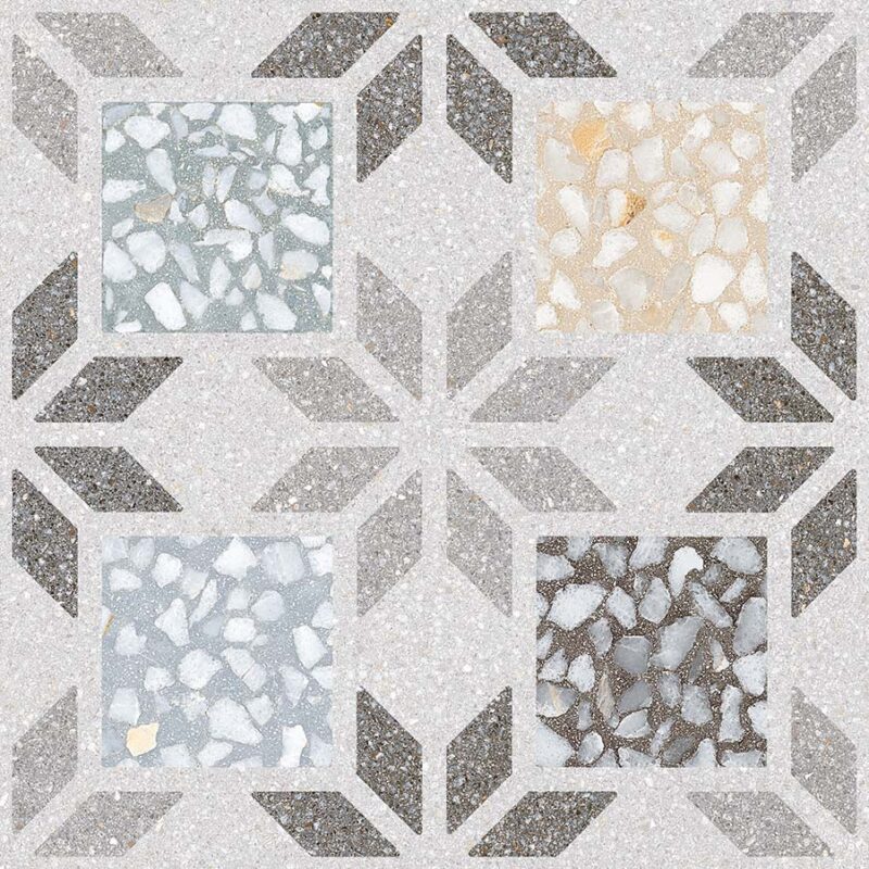 terrazos Плитка керамогранітна Farnese Apulia-R Multicolor RECT 293x293x8,2 Vives