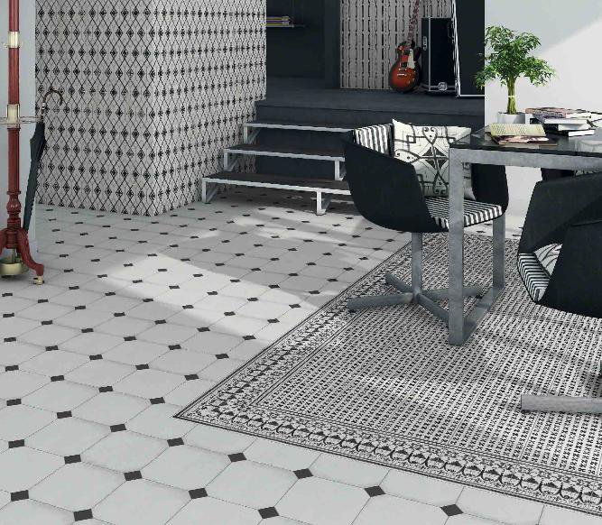 Плитка керамогранітна Paix Sombra 200x200x8 Vives
