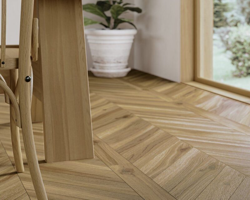 34287961-6bcbf Декор Freeland Chocolate Chevron лівий 98x598x10 Paradyz