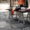 351594-f3e2e Плитка керамогранітна Kilim Black Natural 595,5x595,5x9 Aparici