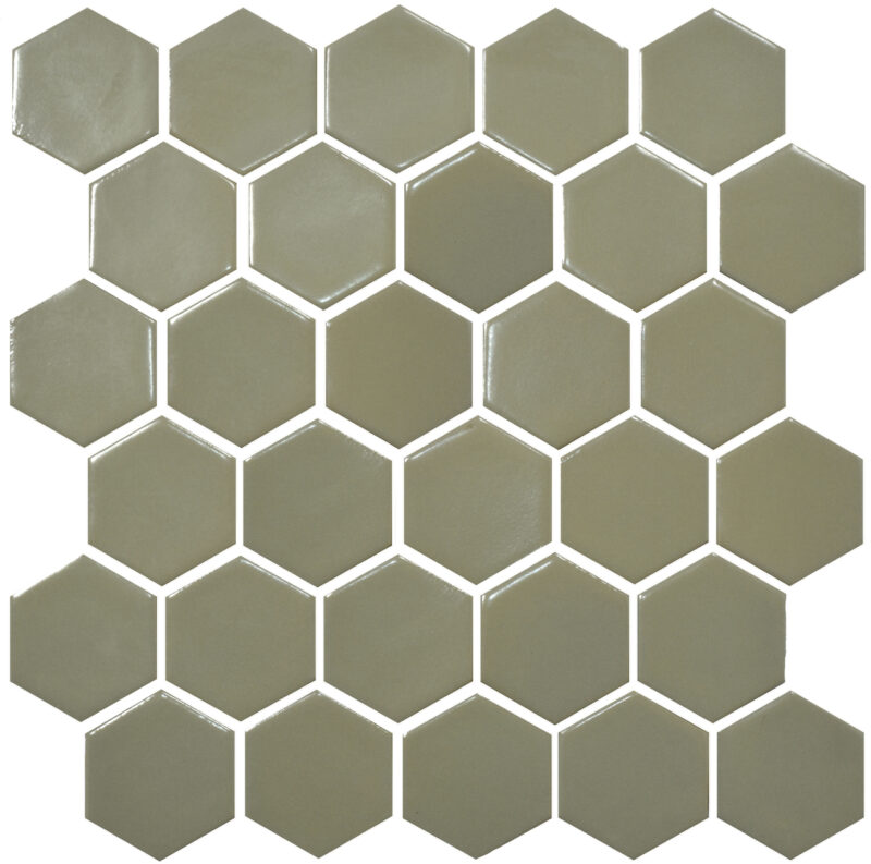 38136-h-6012-maus-grey Мозаїка HEXAGON H 6012 Maus Grey 295х295х9 Кераміка Лео УКРАЇНА