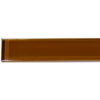 Фриз скляний GF 6014 brown whiite 25x600 Кераміка Лео УКРАЇНА