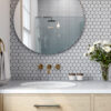 Мозаїка HEXAGON H 6002 Grey Silver 295х295х9 Кераміка Лео УКРАЇНА