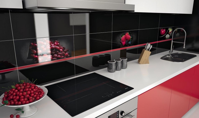 Декор Michelle Glass Kitchen 3 Inserto 200x500x9 Konskie