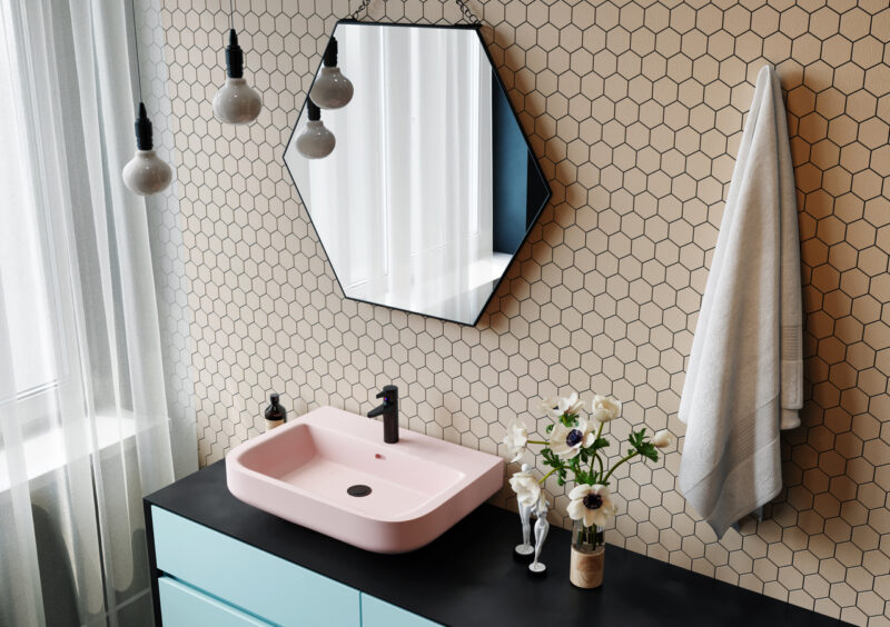 Мозаїка HEXAGON H 6018 Biege Smoke 295х295х9 Кераміка Лео