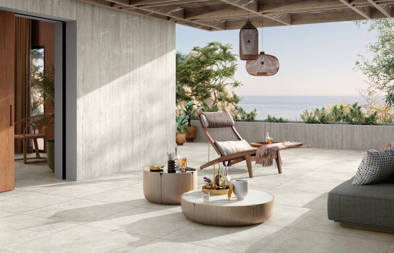 Плитка керамогранітна EY 10 Travertino Pearly SP SQ 800x800x9 Mirage