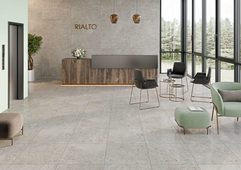 68215719-03195 Плитка керамогранітна Rialto Grey RECT 598x1198x8 Cersanit