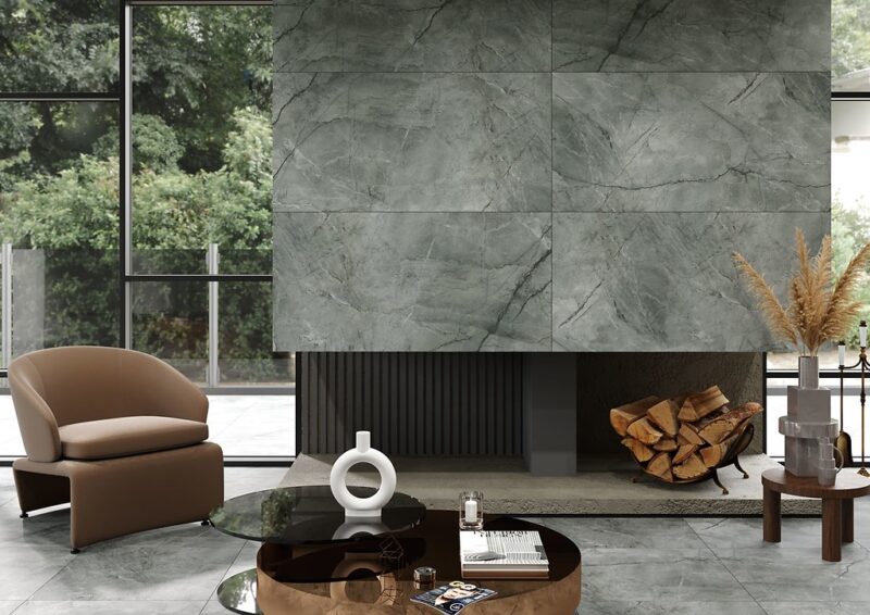68215726-edb96 Плитка керамогранітна Silver Heels Graphite MAT 598x1198x8 Cersanit