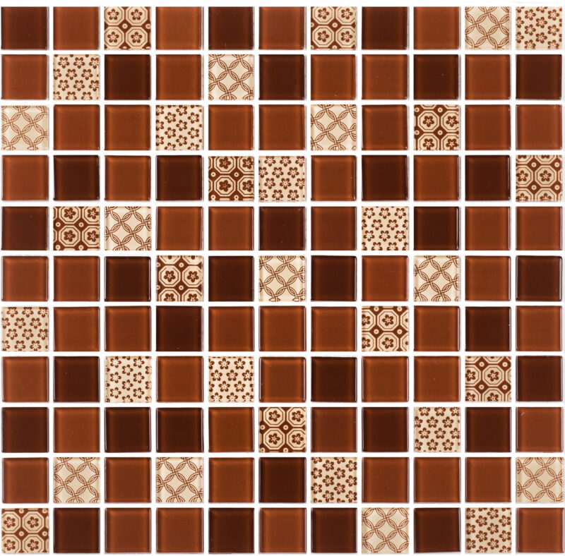 71077-gm-4054-c3-brown-d-brown-m-structure Мозаїка GM 4054 C3 Brown D-Brown M-Structure 300x300x4 Котто Кераміка
