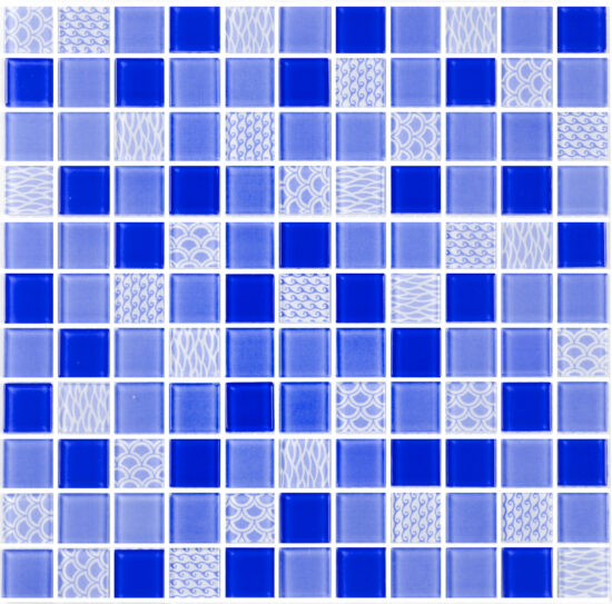 72a10-gm-4052-c3-cobalt-m-cobalt-w-structure Мозаїка GM 4052 C3 Cobalt m/ Cobalt w/Structure 300х300х4 (25х25) Кераміка Лео УКРАЇНА