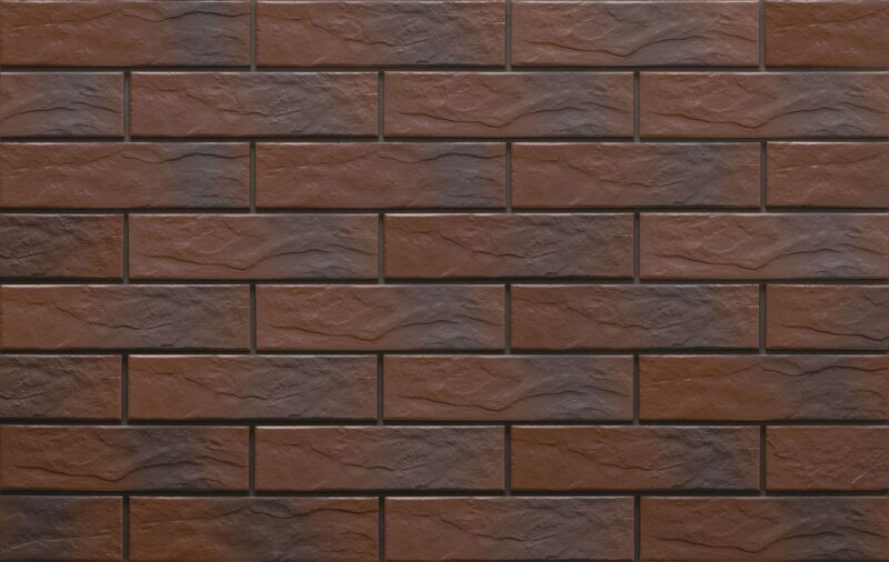 Плитка фасадна з відтінком Country Wisnia RUST 65x245x6,5 Cerrad
