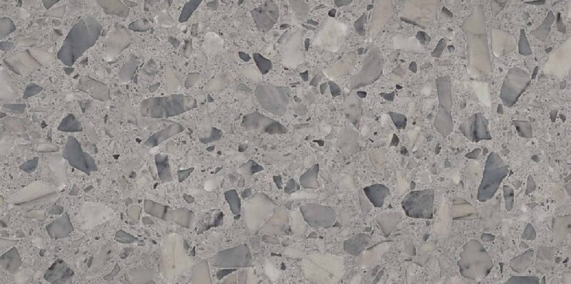 78133717-3fe69 Плитка керамогранітна Terazzo Grey RECT 598x1198x8 Paradyz