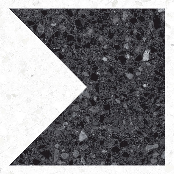 Плитка керамогранітна 4FCB Orcia-R Carbon 200x200 Vives