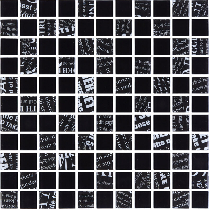 7acb8-gmp-0425049 Мозаїка GMP 0425049 С2 Print 45-Black 00 300×300x4 Котто Кераміка