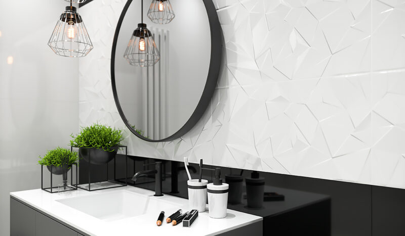 Плитка стінова Synergy Nero B STR 30x60 код 0526 Ceramika Paradyz