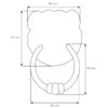 804762a357-2_resize_1200x1200 Ручка стучалка IBFM 856/M ант срібло