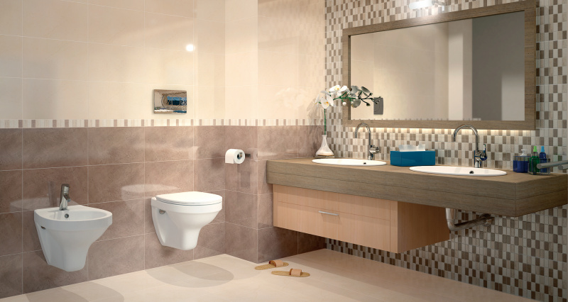 Плитка стінова Diana Beige 250x400x8 Cersanit