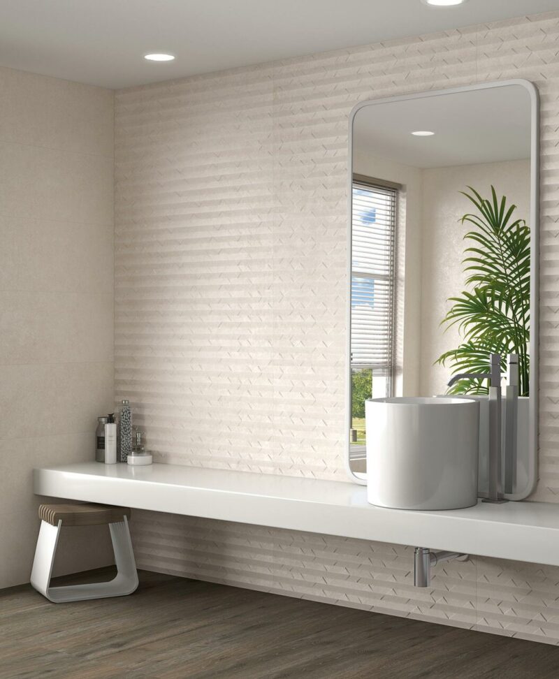 Плитка стінова Ritmo-R Blanco 320x990x9 Vives
