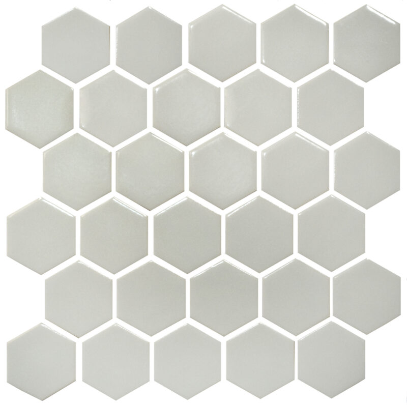 Мозаїка HEXAGON H 6014 Light Grey 295х298х9 Кераміка Лео УКРАЇНА