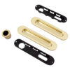 AGB Art. B019270008 KIT F1 Комплект ручок на  розсувнi двері + ручка д / витяг дверей мат.лат.
