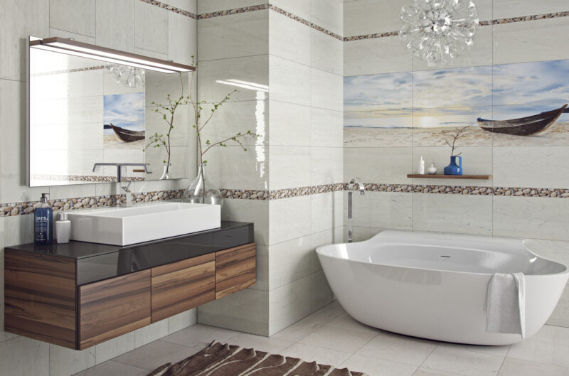 aa429-sun2 Плитка стінова Crema Marfil Sunrise бежевий 300x600x10,2 Golden Tile