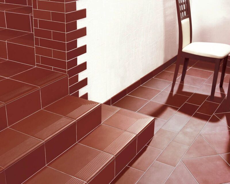 ab233-aranzacja-ceglanego-duzego-tarasu-natural-rosa-ceramika-paradyz Плитка фасадна Natural Rosa STR 65x240x7,4 Paradyz