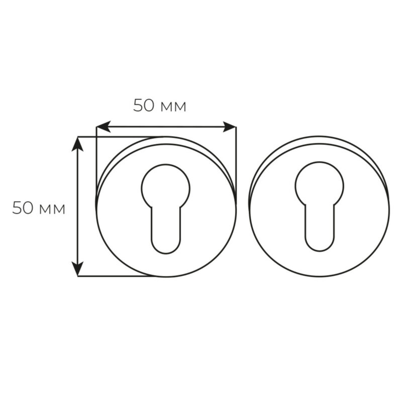 Накладка Comit RY мат чорний кл Sky (роз 6мм)