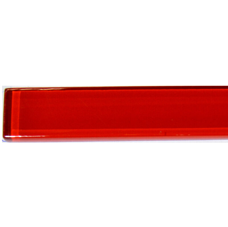 Фриз скляний GF 5005 red   25х500  Кераміка Лео УКРАЇНА