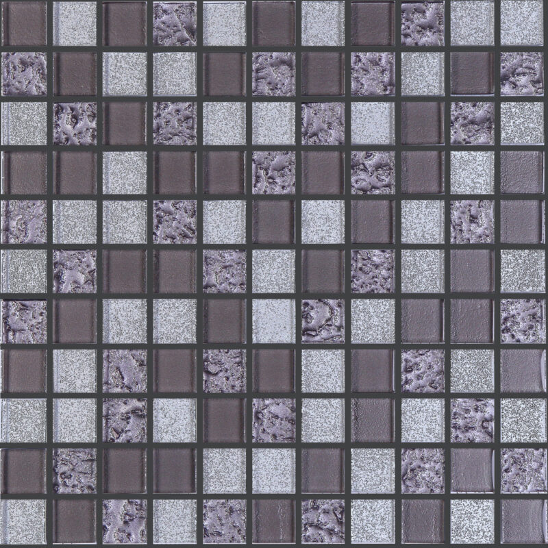 b7632-gm-8001-dark Мозаїка GM 8001 C3 Grey R S1-Grey M-Grey Silver 300x300x8 Котто Кераміка