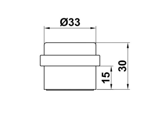 b8ace4c9bf-2_resize_1200x1200 Стопор бочонок Amig мод 408-30х30 прозорий на 3М скотчі