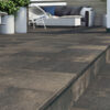 bc2f3-scandiano_brown_detal Сходинка пряма Scandiano Brown 30x30 код 4917 Ceramika Paradyz
