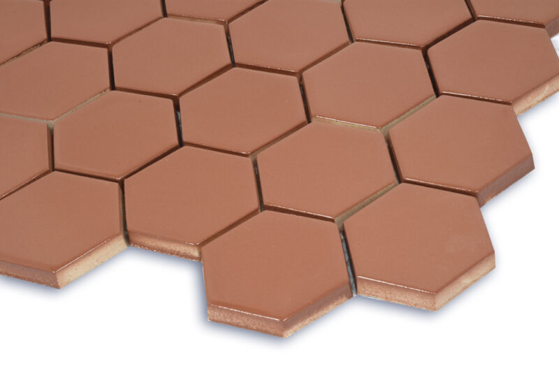 Мозаїка HEXAGON H 6009 Brown 295х295х9 Кераміка Лео УКРАЇНА