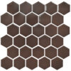 ca44c-h-6005-coffe-brown Мозаїка HEXAGON H 6005 Coffee Brown 295х295х9 Кераміка Лео УКРАЇНА