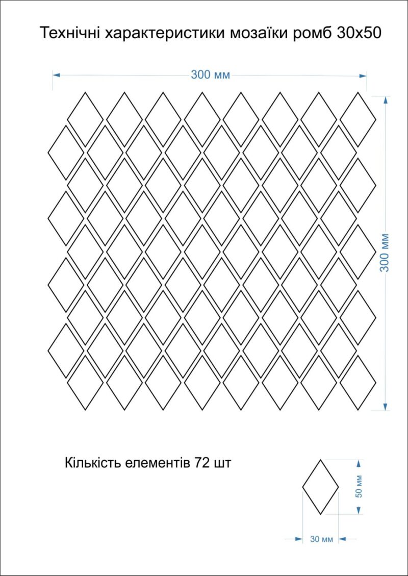 Мозаїка MI7 30500313C Sabbia 300x300x10 Котто Кераміка