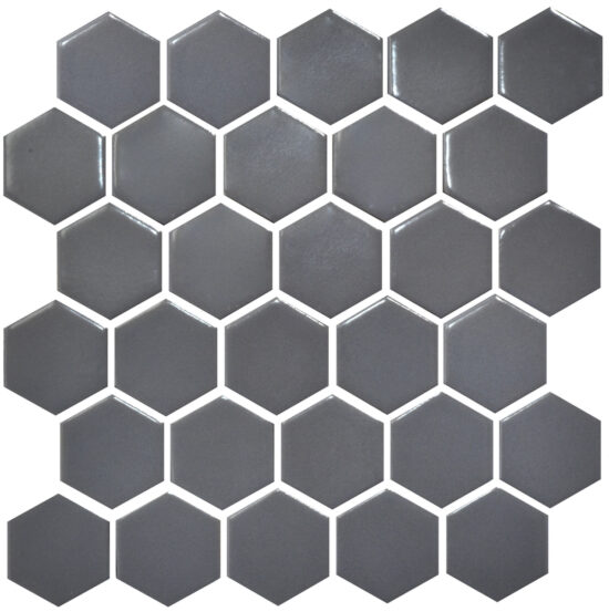 d5eae-h-6003-grey-shedol Мозаїка HEXAGON H 6003 Grey Shedol 295х295х9 Кераміка Лео УКРАЇНА