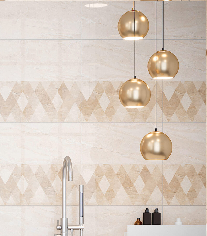 Плитка стінова 8М1061 Marmo Milano Бежевий 30x60 код 2208 Голден Тайл
