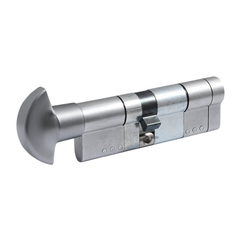 Циліндр Securemme 361PCS4050115 K64 40/50 мм 5кл +1 монтажний ключ / ручка мат.хром