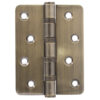 Завіса RDA 100*3*2,5 (4 подш, сталь) закр. R5 мат ант латунь