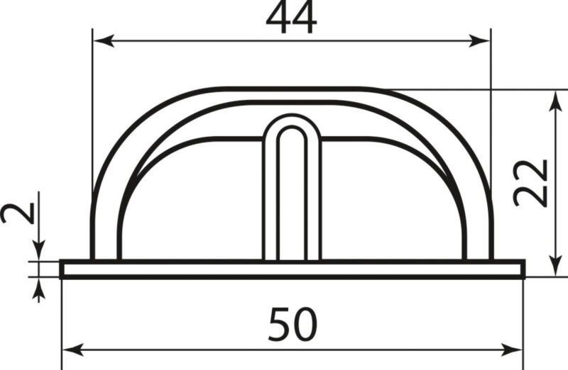 Стопор Amig мод.400-50 коричн.