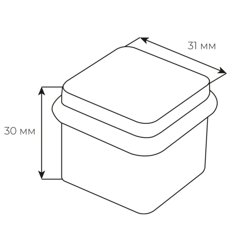 Стопор M&T Minimal 003277 SNi мат никель