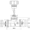 Продовжувач зі зворотним клапаном 32 мм S28-NRV-32