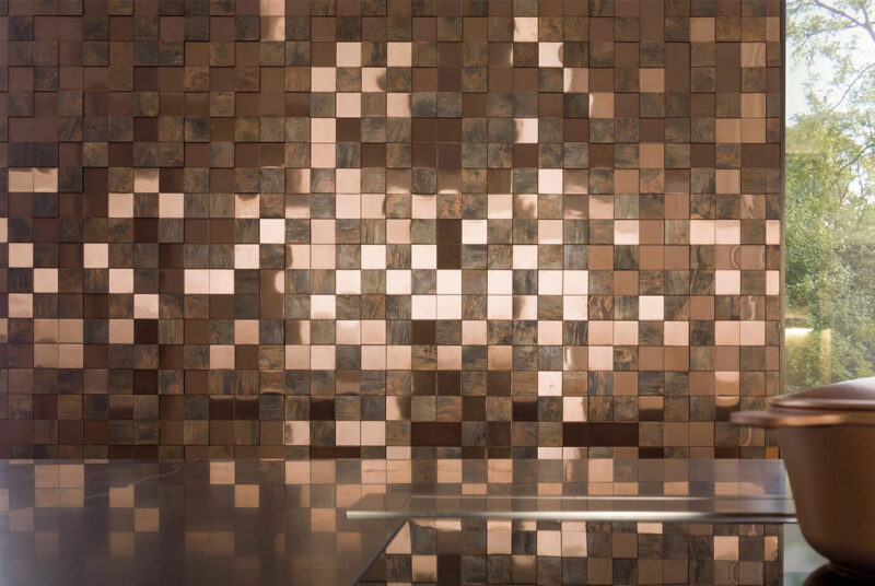navara22828a G143 METAL BRONZE 3D CUBES 30х30 (мозаїка)