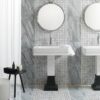 G126 VICTORIAN TRENZADO MARMARA NEGRO 30x30x1 (мозаїка)