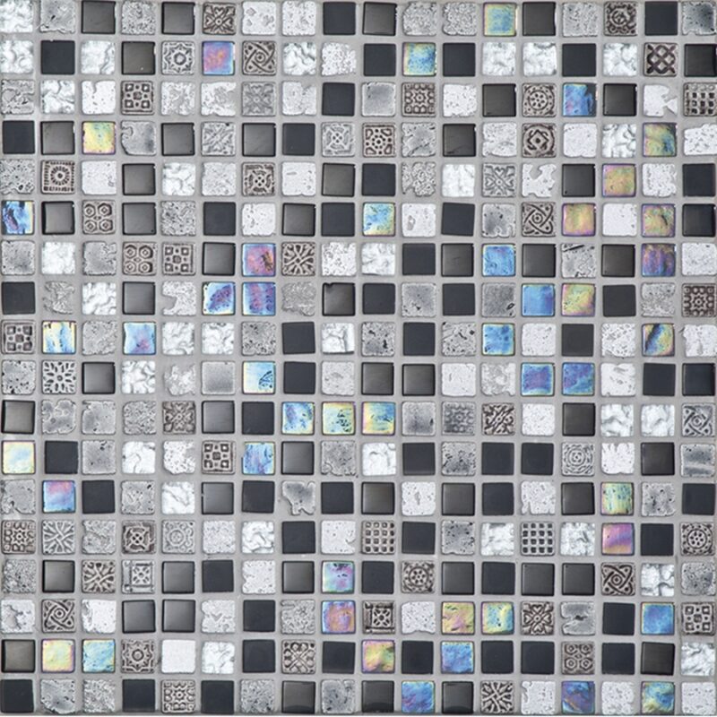 IMPERIA MIX SILVER BLACKS (1.5) 30.1X30.1 G126 IMPERIA MIX SILVER BLACKS 30.1x30.1 (мозаїка)