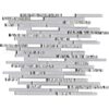 G134 ETERNITY MINI STRIP WHITE 29.8x30.5 (мозаїка)